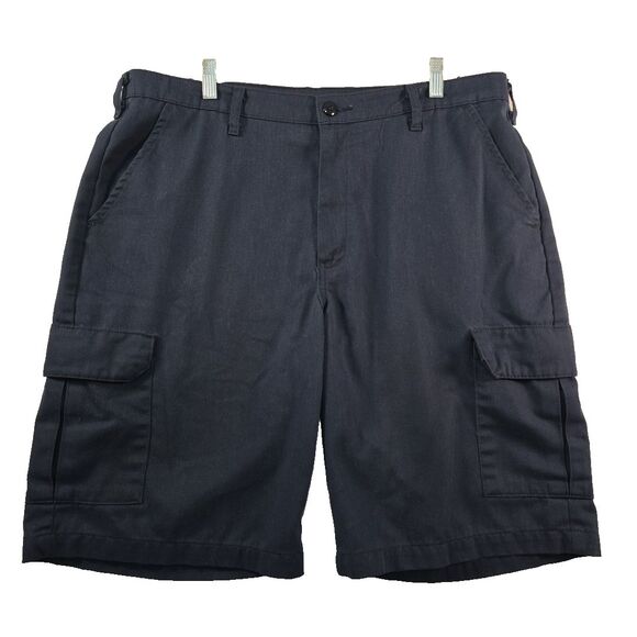 Red Kap Shorts Chino Men's 38 Cargo Snap Pockets Work 12" Inseam PTGGNC Blue #2 - Picture 1 of 7